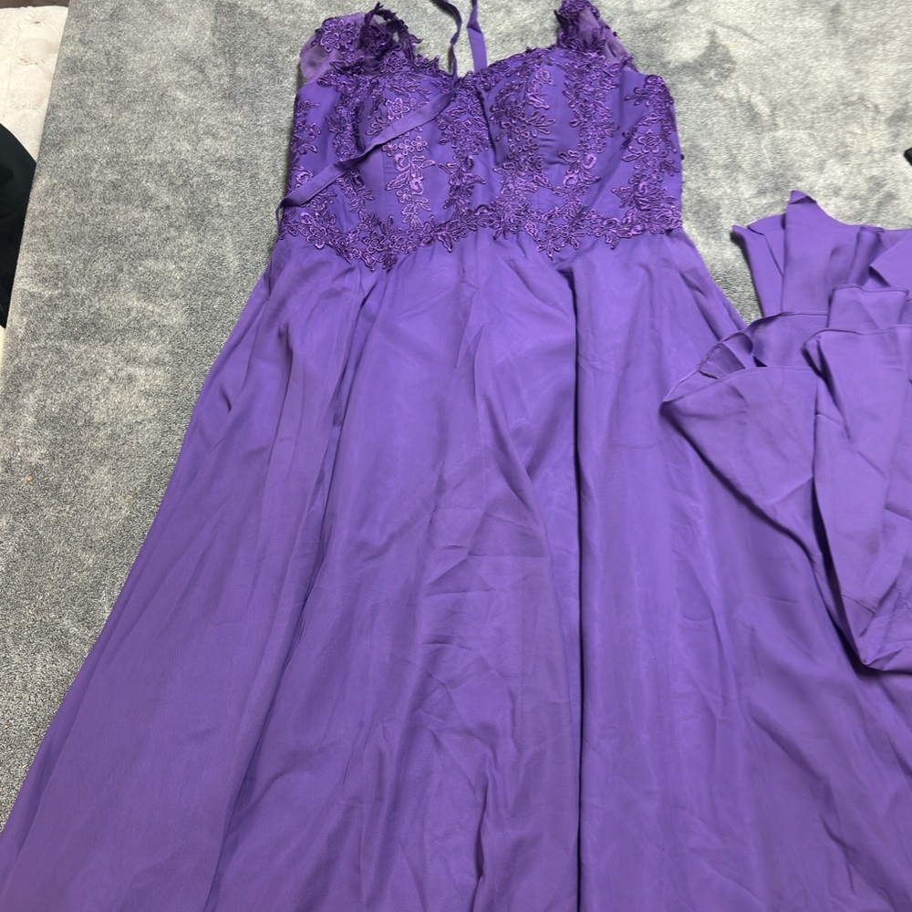 Elegant Purple Gown